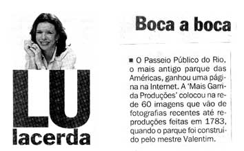 Coluna Lu Lacerda - Jornal O DIA