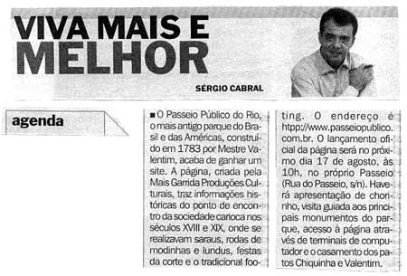 Coluna Viva Mais e Melhor (Sérgio Cabral Filho)